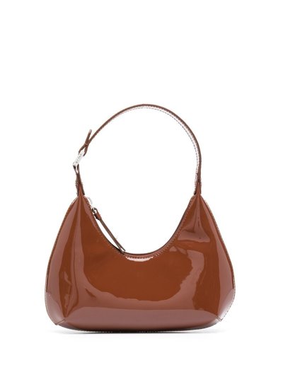 By Far Baby Amber Tote Bag In Brown