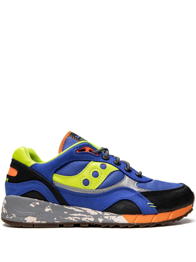 Saucony Shadow 6000 Trail Sneakers In Blue Lime