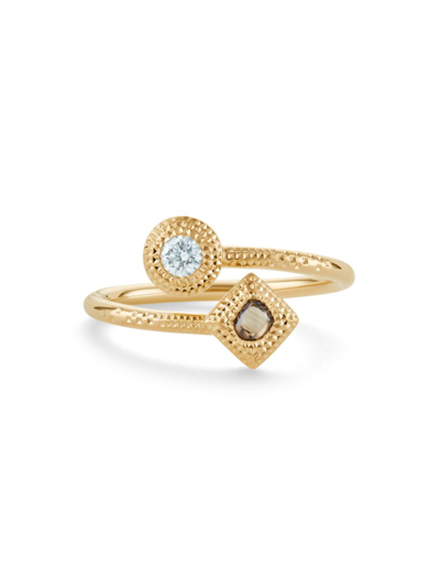 De Beers Jewellers Talisman Essence Diamond & 18k Yellow Gold Ring