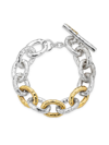 IPPOLITA WOMEN'S CLASSICO TWO-TONE 18K-YELLOW-GOLD & STERLING SILVER TOGGLE BRACELET