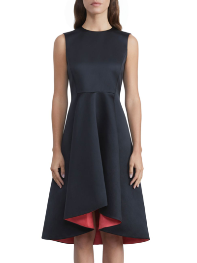 calvin klein black high low dress Other Calvin Klein Sequin-Top Chiffon-Skirt Dress main image 0