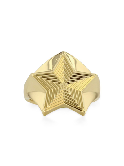 Phillips House Women's 14k Yellow Gold Aura Star Ring