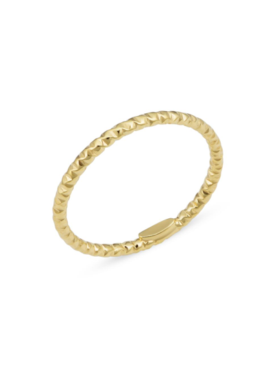 Oradina Women's 14k Yellow Solid Gold Skyline Ring In Yellow Gold