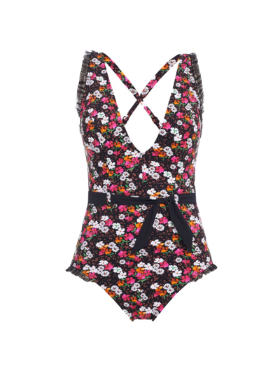 Skinny Dippers Women's Dora Cinchette One-piece Swimsuit In Multi