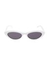 Celine Men's 54mm Cat Eye Sunglasses In Ivory