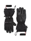 Moncler Women's Grenoble Leather Gloves In Black