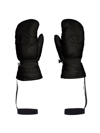 Goldbergh Women's Glacier Express Hilja Leather Mittens In Black