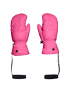 Goldbergh Freeze Leather Mittens In Pony Pink