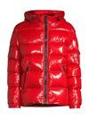 Sam Men's Parker Storm Down Coat In Chilli