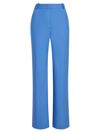 Another Tomorrow Slight Flare Trouser In Cornflower