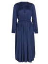 Elie Tahari Women's Whisper Shirred Dress In Lapis