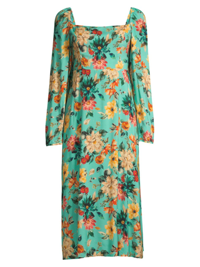 Johnny Was Women's Bonita Floral Midi-dress In Multi