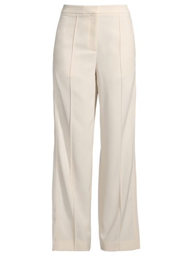 Reiss Aleah - Cream Petite Pull On Wide Leg Trousers, Us 6