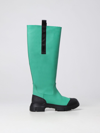 Ganni Boots  Woman In Green