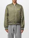 Kenzo Bomber Jacket Dark Khaki Mens In Kaki