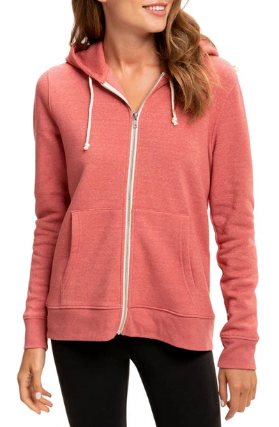 Threads 4 Thought Triblend Full Zip Hoodie In Prawn