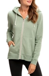 Threads 4 Thought Triblend Full Zip Hoodie In Tarragon