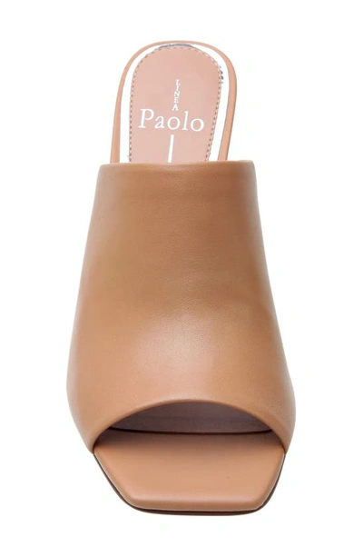 Linea Paolo Glitz Wedge Slide Sandal In Desert