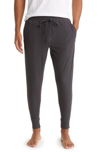 Tommy John Brushed Rib Lounge Joggers In Phantom