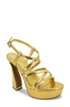 Kenneth Cole New York Allen Platform Sandal In Light Gold