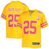 NIKE YOUTH NIKE CLYDE EDWARDS-HELAIRE GOLD KANSAS CITY CHIEFS INVERTED TEAM GAME JERSEY