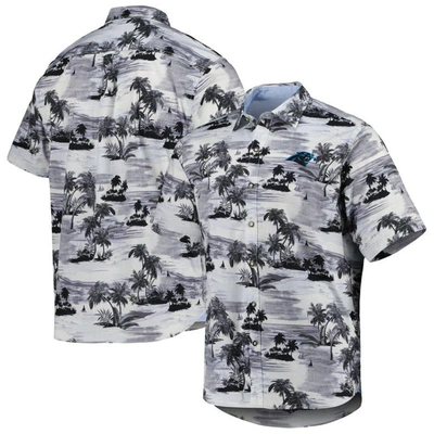 Tommy Bahama Black Carolina Panthers Sport Tropical Horizons Button-up Shirt