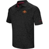 COLOSSEUM COLOSSEUM BLACK IOWA STATE CYCLONES DOWN SWING POLO