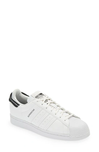 Adidas Originals Superstar Sneaker In Cloud White/ White/ Core Black