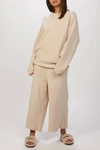 IN THE MOOD FOR LOVE Kora Tricot Pant in Beige