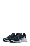Nike Superrep Go 3 Flyknit Running Shoe In Black/ Navy/ Purple/ Green