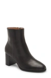 Madewell The Mira Side Seam Bootie In True Black