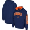 COLOSSEUM YOUTH COLOSSEUM NAVY VIRGINIA CAVALIERS 2-HIT PULLOVER HOODIE