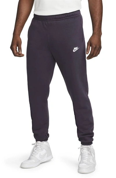 Nike Sportswear Club Fleece Sweatpants In Cave Purple/ White