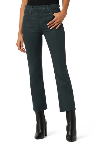 Joe's The Callie Coated High Waist Ankle Bootcut Jeans In Monteverde