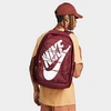 Nike Hayward Backpack (26l) 100% Polyester In Dark Beetroot/white