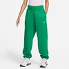 Nike Women's Sportswear Phoenix Fleece Oversized High-waist Jogger Pants In Malachite/sail