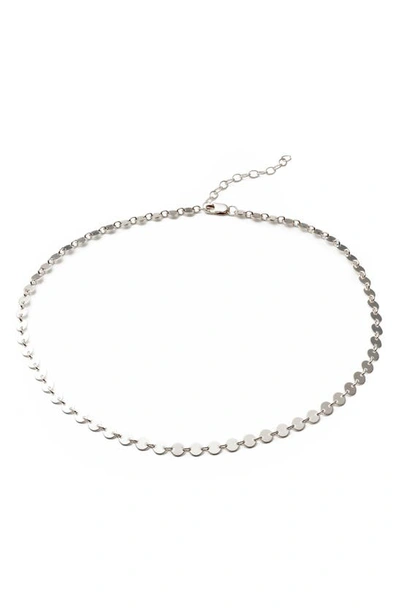Made By Mary Poppy Link Choker In Silver
