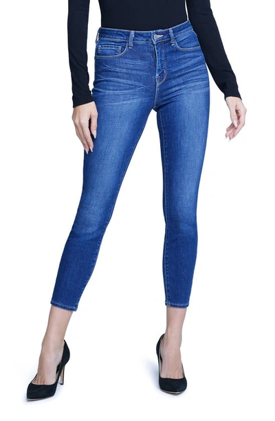 L Agence Margot High Waist Crop Skinny Jeans In Colton