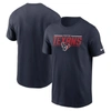 Nike Navy Houston Texans Muscle T-shirt In Navy