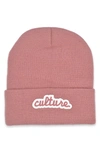 A Life Well Dressed Culture Statement Beanie In Rose