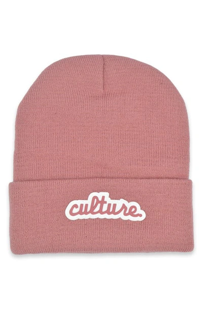 A Life Well Dressed Culture Statement Beanie In Pink