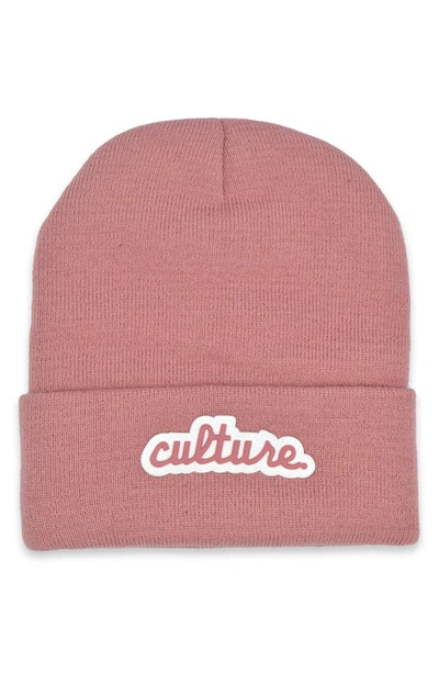 A Life Well Dressed Culture Statement Beanie In Rose