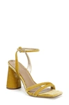 Sam Edelman Kia Ankle Strap Sandal In Saffron Velvet