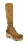 Zigi Adelyn Knee High Boot In Tan