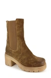 Zigi Keziah Platform Chelsea Boot In Tan