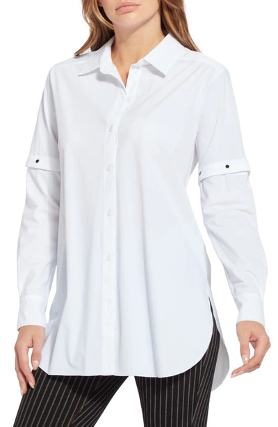 Lyssé Alva Convertible Blouse In White