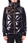 Philipp Plein Hexagon Quilted Padded Jacket In Black
