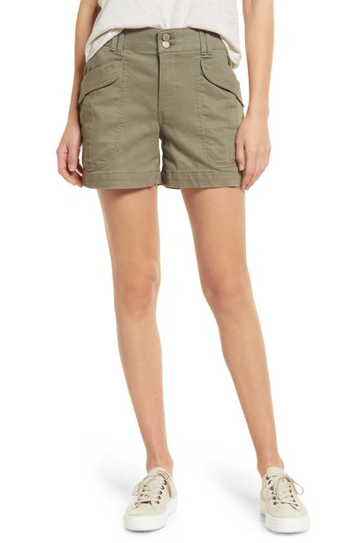 Wit & Wisdom 'ab'solution High Waist Cargo Shorts In Laurel Oak