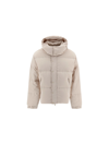 Represent Puffer Jacket In Ivory