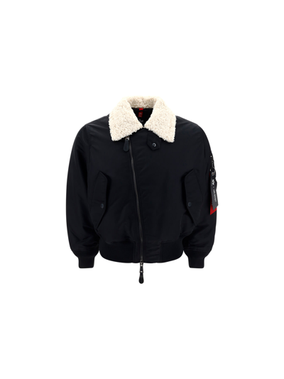 Neil Barrett X Alpha Industries Bomber Jacket In Nero | ModeSens